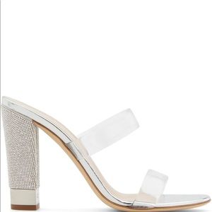 Giuseppe Zanotti clear sparkle heels